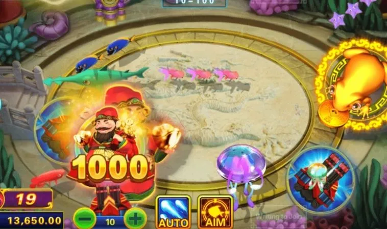 Cách Chơi Bắn Cá Thần Tài Tại K9WIN Hiệu Quả Nhất 2 Giao diện chơi game Bắn Cá Thần Tài tại K9WIN